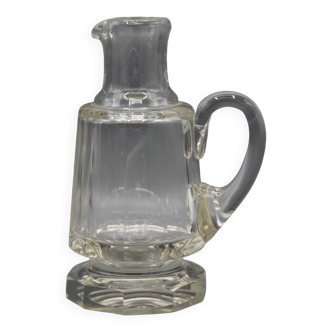 Old le creusot crystal carafe pitcher 19th century