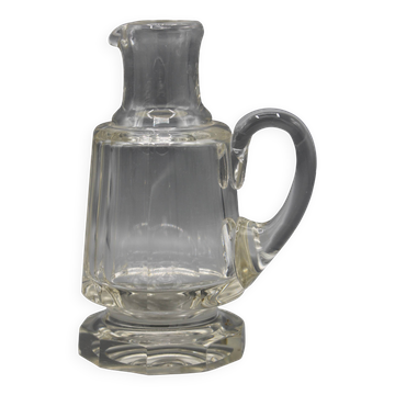Old le creusot crystal carafe pitcher 19th century