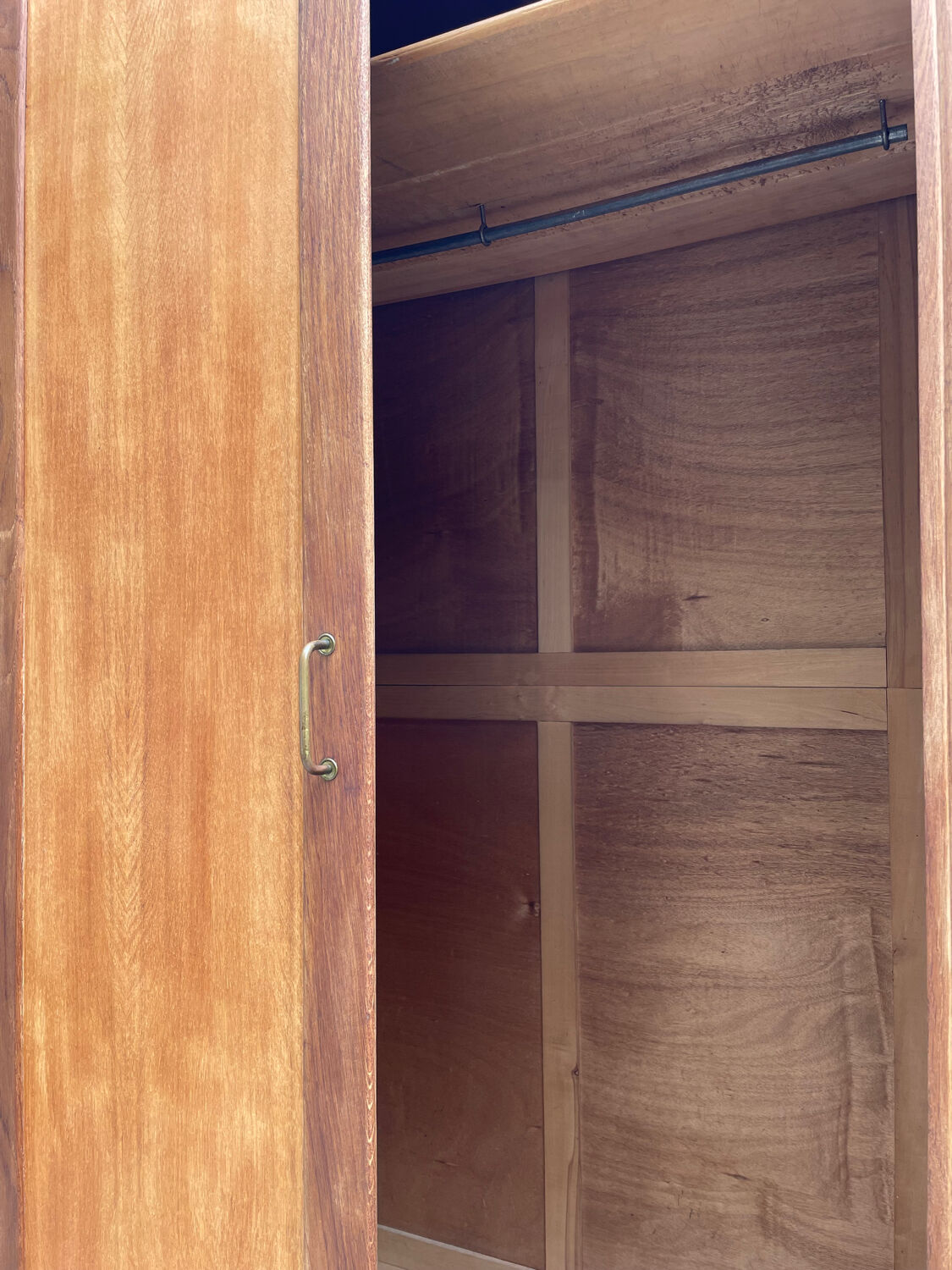 Scandinavian wooden wardrobe