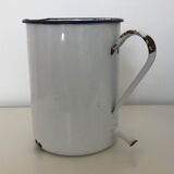 Old enamelled pot