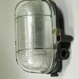 Glass and Bakelite wall light from the 1950s.