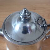 Théière en métal argenté potier vintage