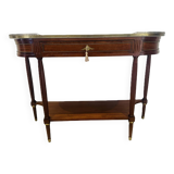 Louis XVI style mahogany console, 19th century