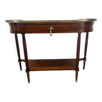 Louis XVI style mahogany console, 19th century
