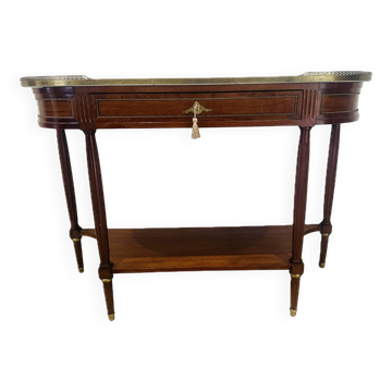 Console en Acajou de style Louis XVI époque XIX eme siecle