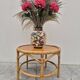 Vintage 1960s rattan coffee table