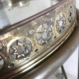 Vintage brass trolley