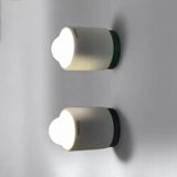 Pair of 80s design Wall or Ceiling Lights iGuzzini, new old stock