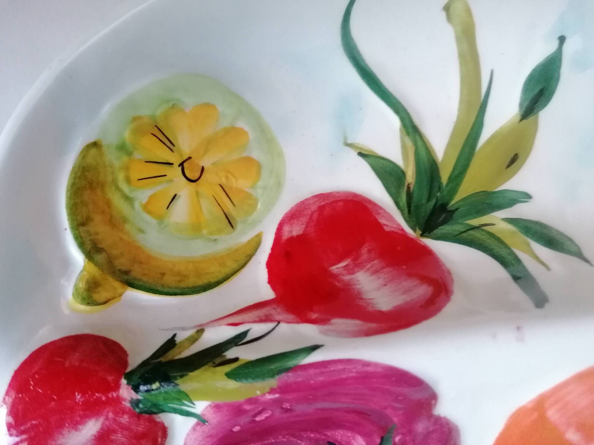 Italian slipware plate