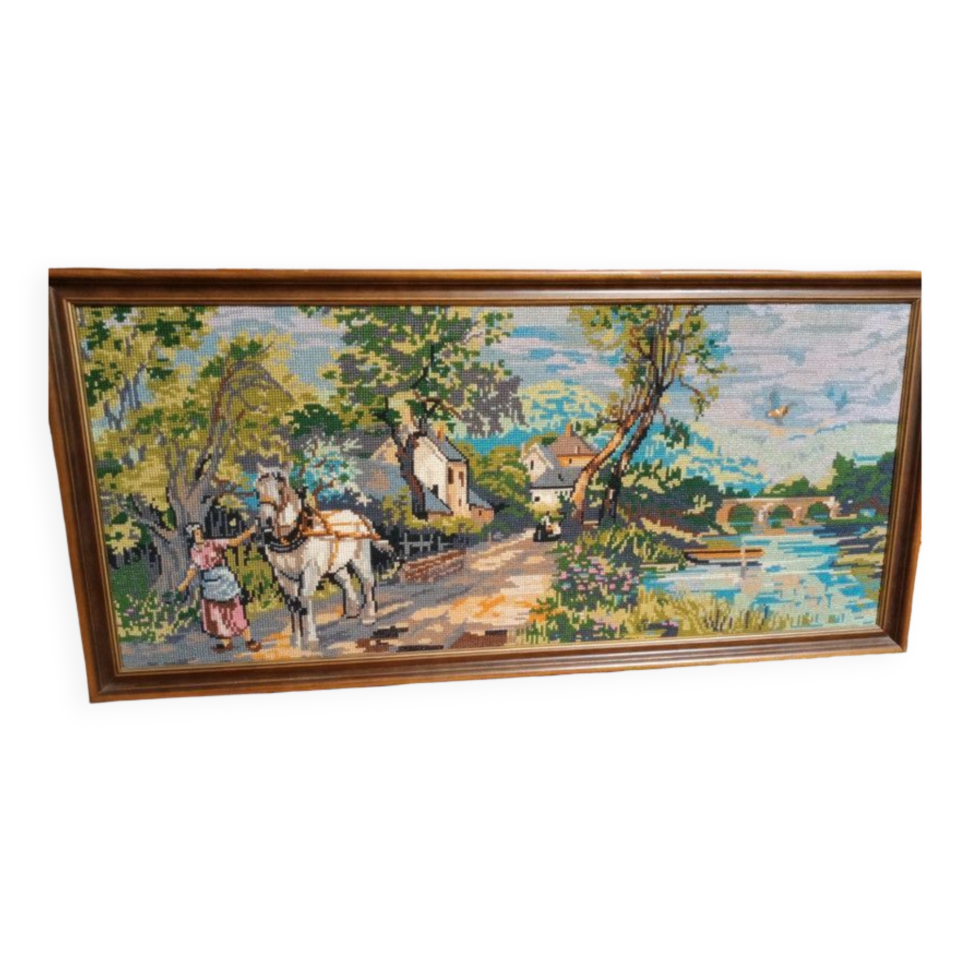 Tapestry decoration tapestry 82/39 cm canvas