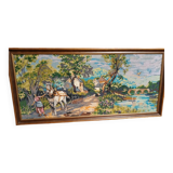 Tapestry decoration tapestry 82/39 cm canvas