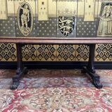 Art Nouveau mahogany bistro table