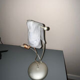 Lampe à poser design pâte de verre