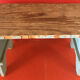 Natural wooden lace-up bench paints popular art