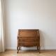 Louis XV style drop-leaf secretary.