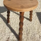 Set 2 decorative milking stools Nature