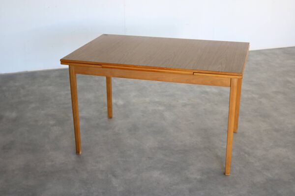Table à manger vintage   table   années 1960   extensible   suédoise