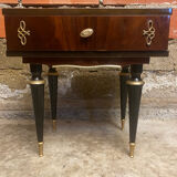 Antique bedside table. Furniture number 252. Wooden table. Wood La.