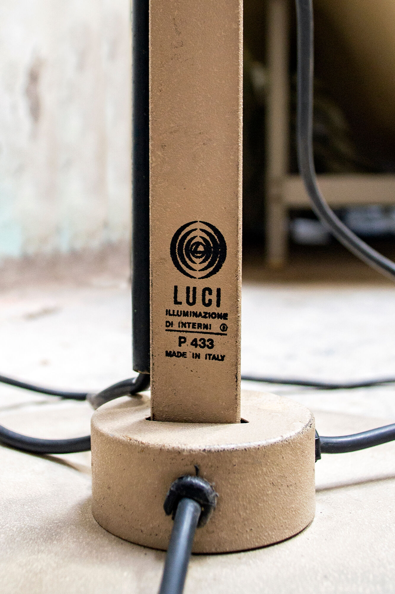 Floor Lamp with 3 Lights P433 by Brusasco & Torretta for Luci Italia, 1970s