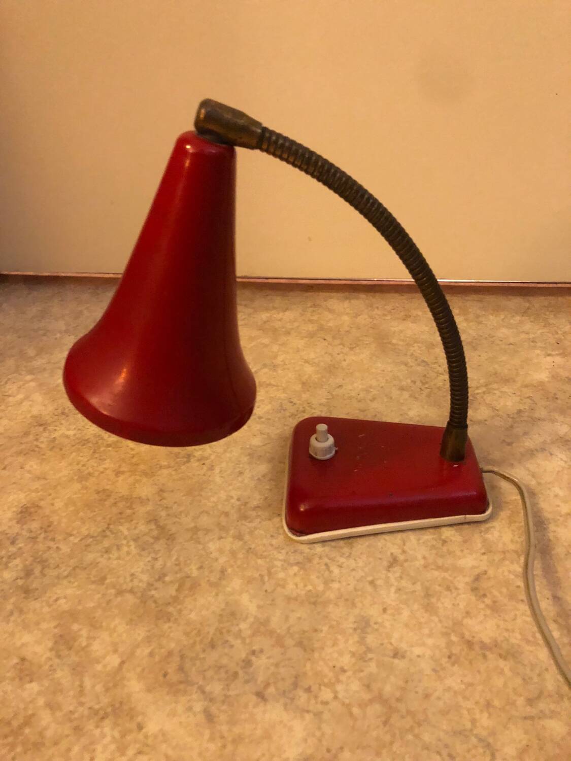 Orange 60s lamp