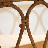 Rattan shelf