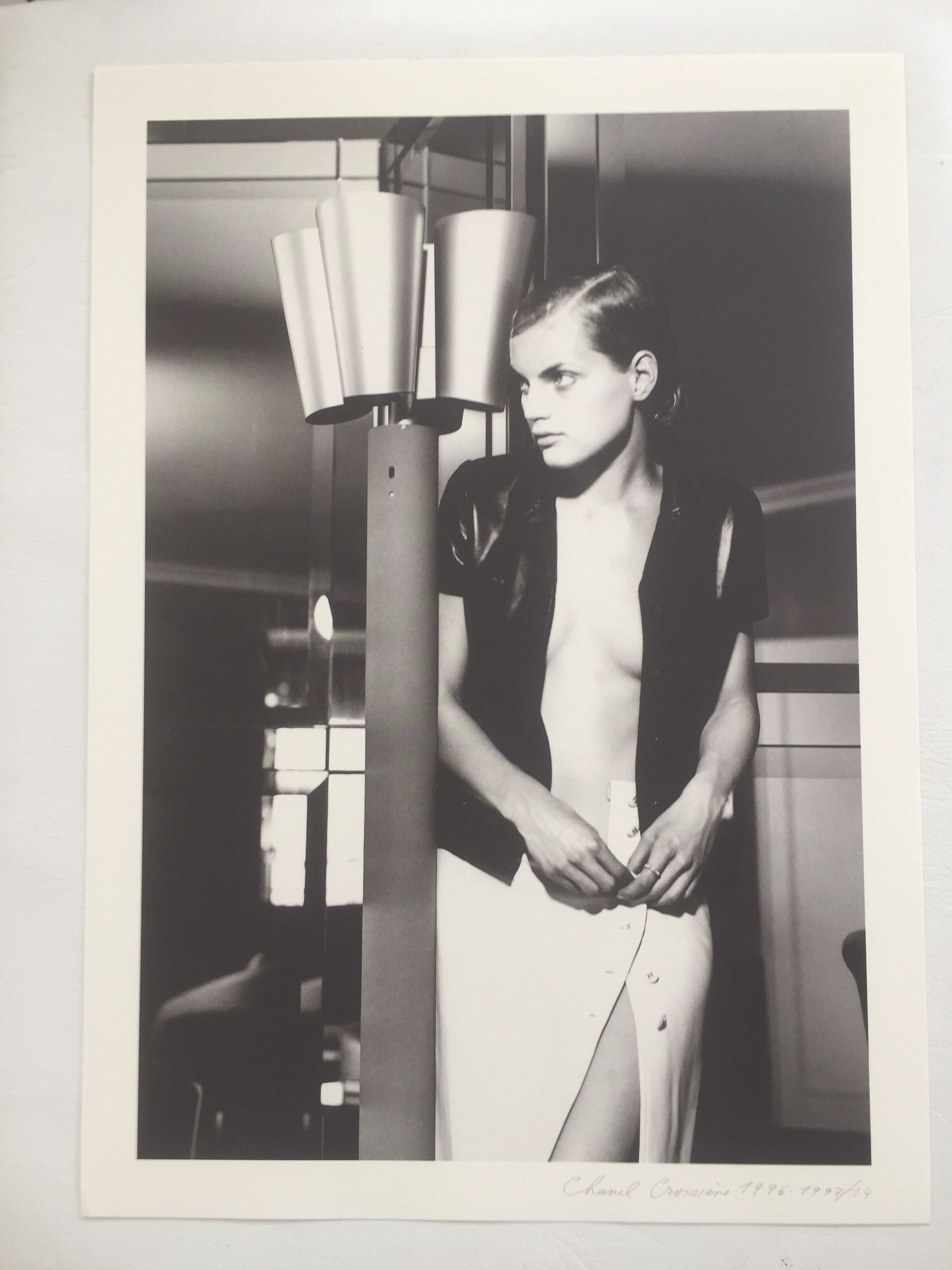 Lot of 2 Chanel photos by Karl Lagerfeld