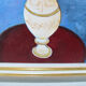 Oil painting on wood panel still life vase bouquet of flowers signed