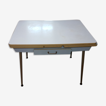 Table formica bleue