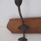 Coatrack wood and cast iron