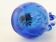 1960 blue glass vase