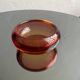 Vintage Murano glass bowl, Coffee table accent , Bookcase, vibrant deep orange