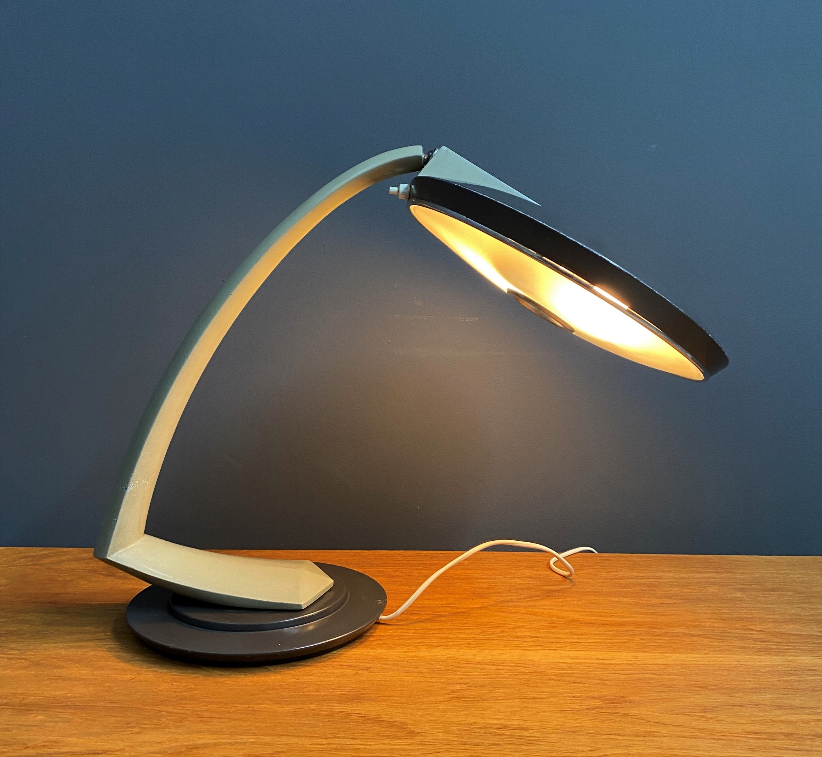 Lupela / Fase desk lamp model Boomerang 1970s