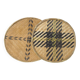 Ethnic rattan and bamboo winnowing trays