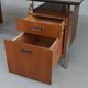 Desk rosewood and chrome 1960s