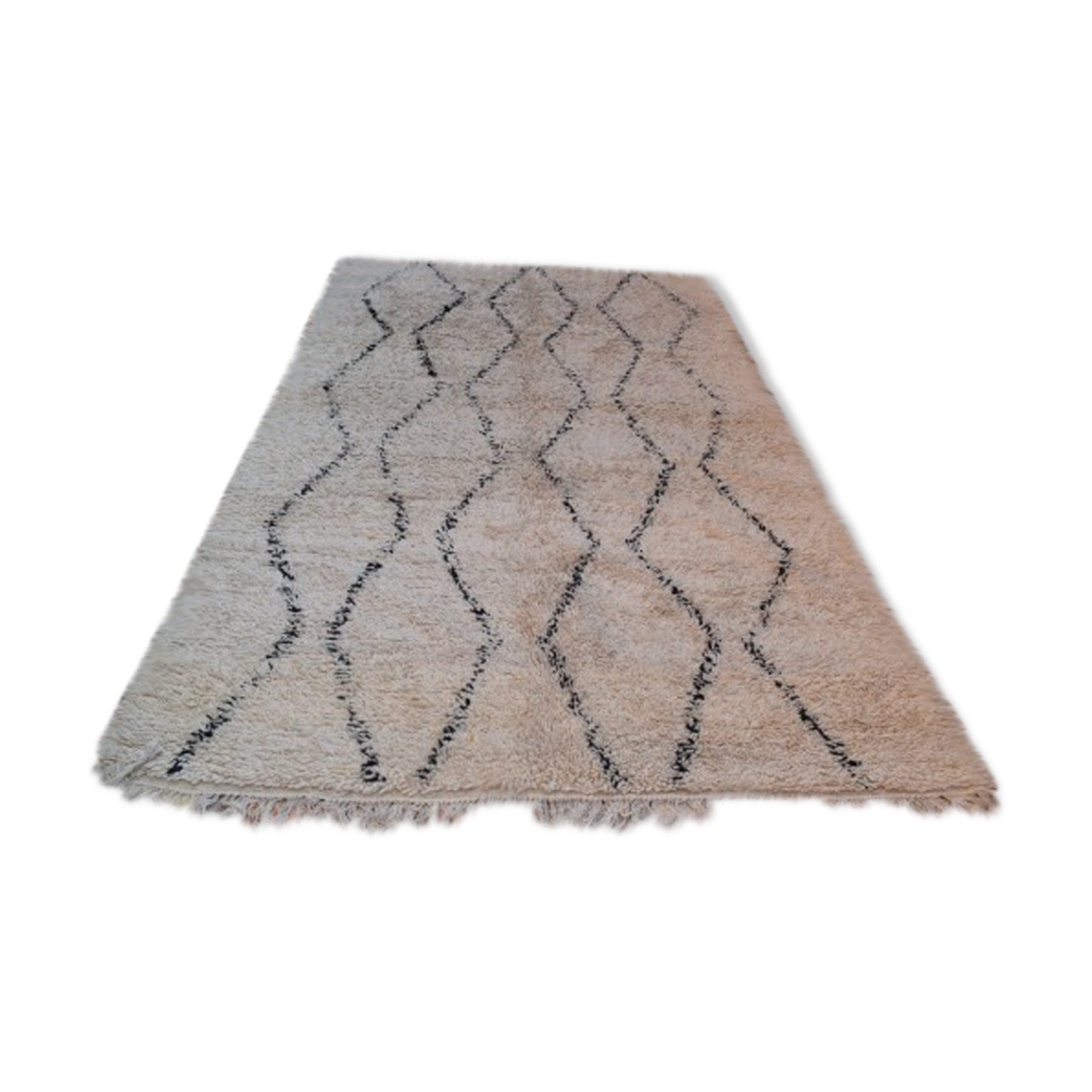 Lush beni ourain rug 330 x 190 cm