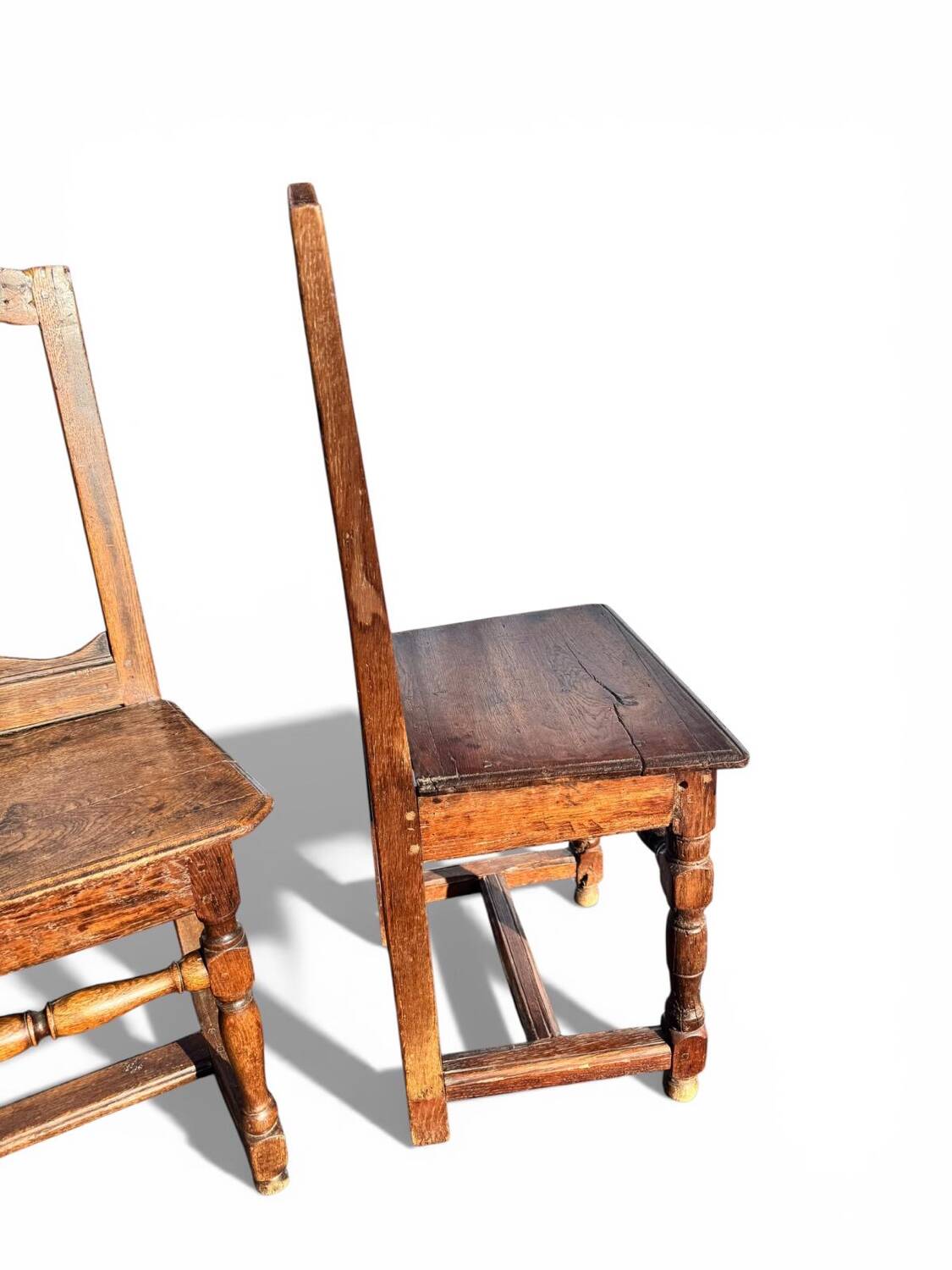 Paire de chaises lorraines XVIIIe siècle