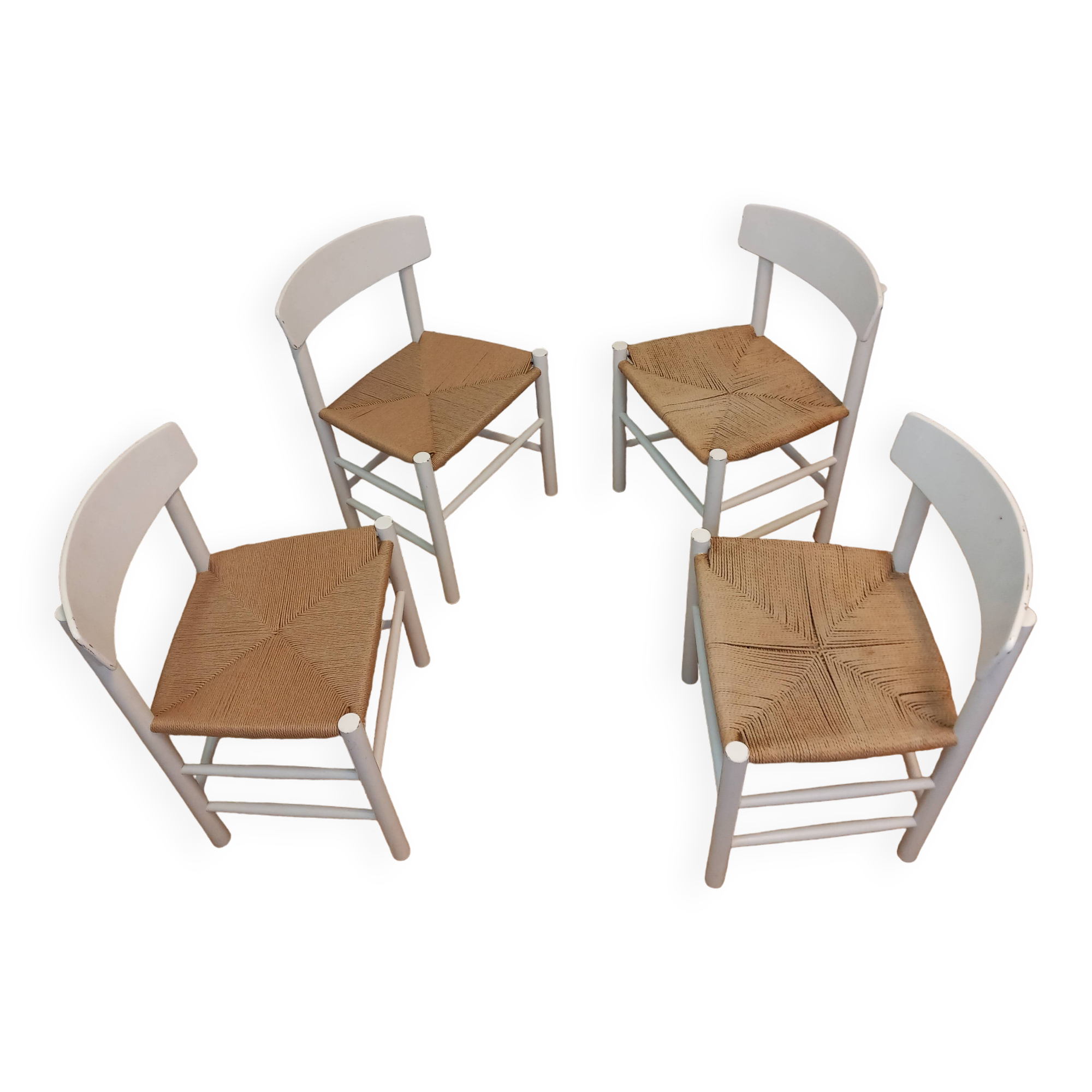 Ensemble de 4 chaises Fredericia Börge Mogensen