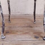 Xix° wrought iron garden armchair