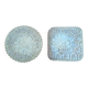 Pair of 1970s molded glass ceiling or wall light globes