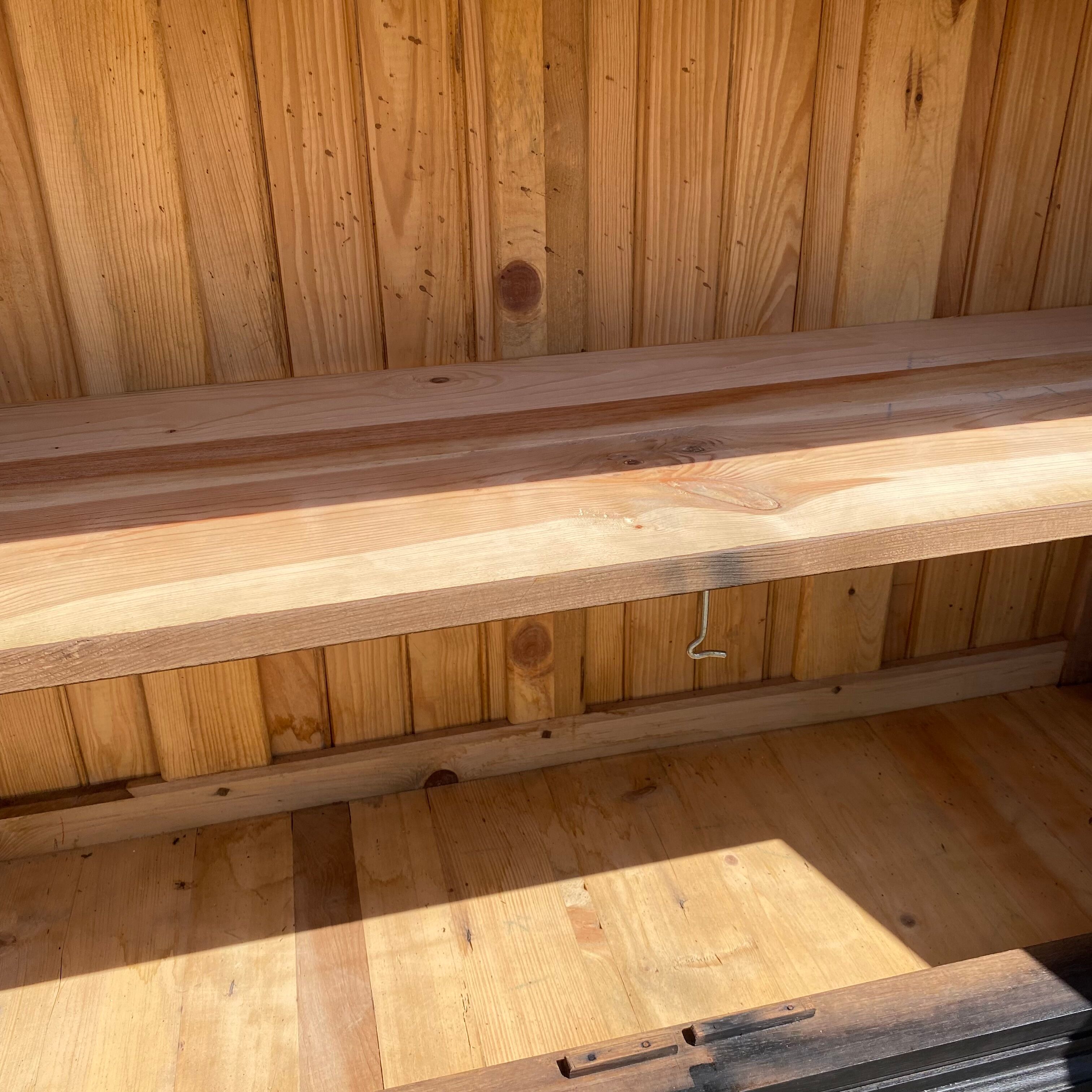 Black wood bottom sideboard