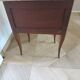 Pair of 2 Louis XV bedside tables - marquetry - 2 drawers - pink marble