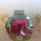 Sommerso Murano glass ashtray by Flavio Poli for Seguso 1960