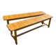 Pair of vintage 1970 pine benches