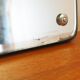 Mirror in a wooden frame, Danish design, 1970s, made in Denmark