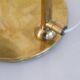 Lampe scandinave en metal et laiton 1970