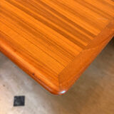 Table extensible vintage, deux rallonges