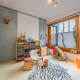 Dutch schoolcabinet with coloured drawers, 1970s