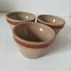 Lot de 3 mini jarres vintage en grès – Gien