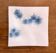 Square plate in opaline signed Bernard Gilbert