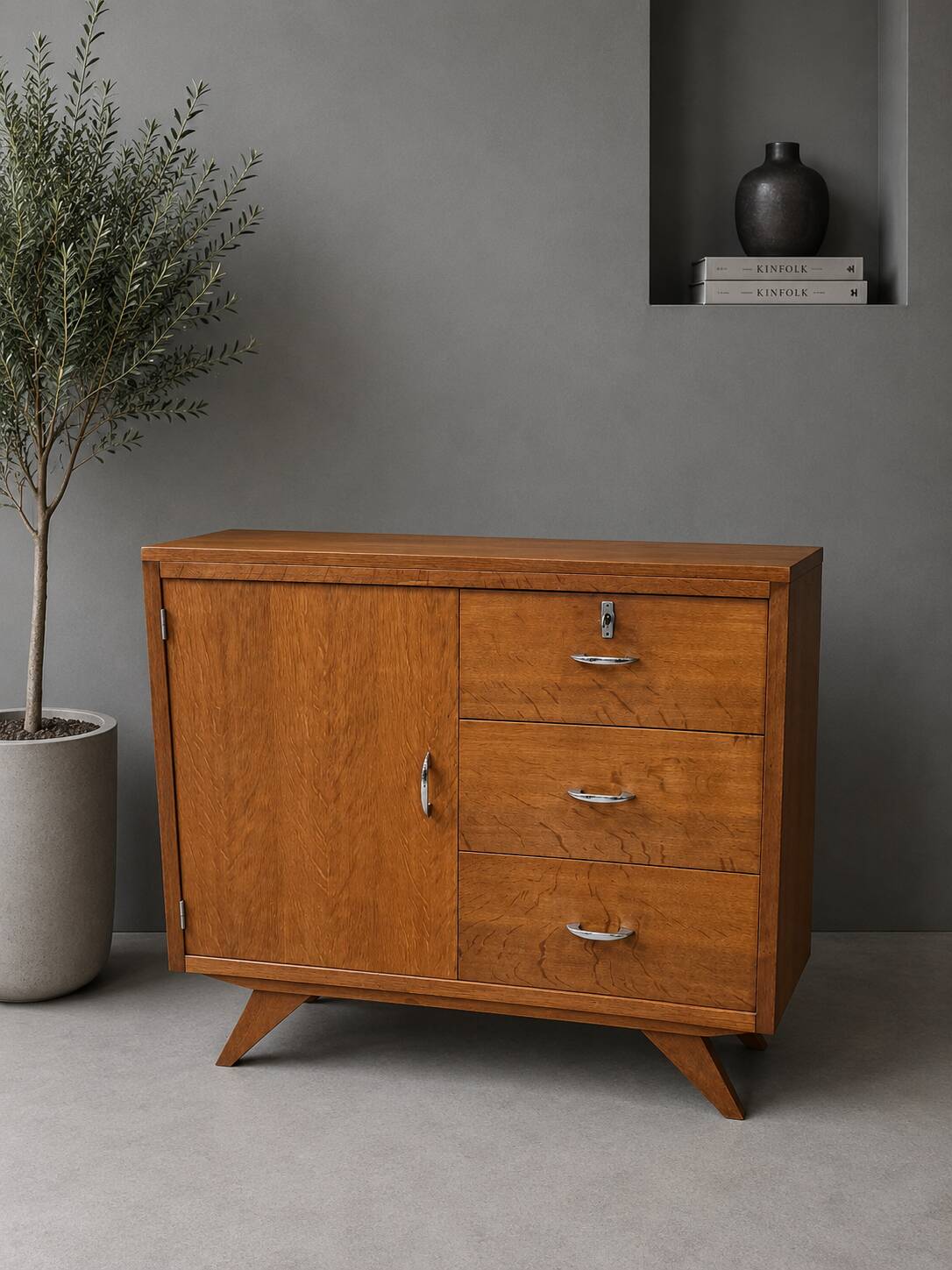 Vintage multifunctional chest of drawers